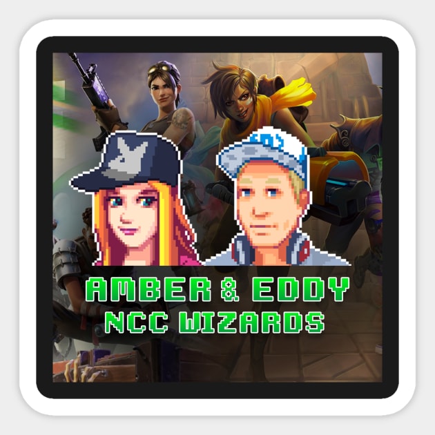 NCC WIZARDS AMBER & EDDY Sticker by NintendoChitChat